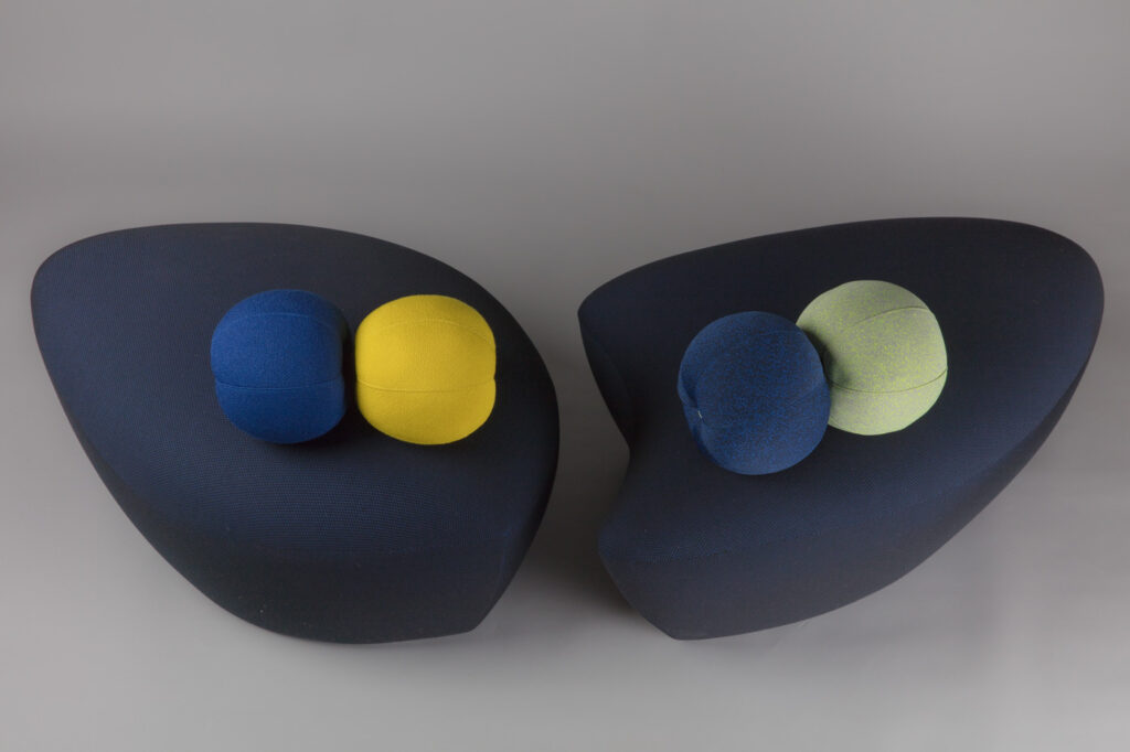 poufs modulables, création Le Coq & Le Crapaud, Metz, Luxembourg