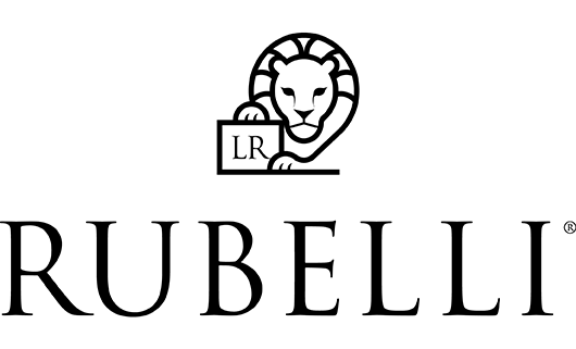 Logo de l'éditeur de tissu partenaire de l'atelier Rubelli